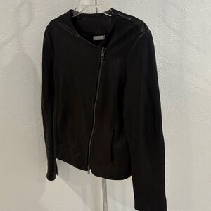 Vince Black Leather Jacket for Women